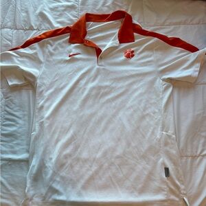 Authentic Clemson Men’s White Polo size L